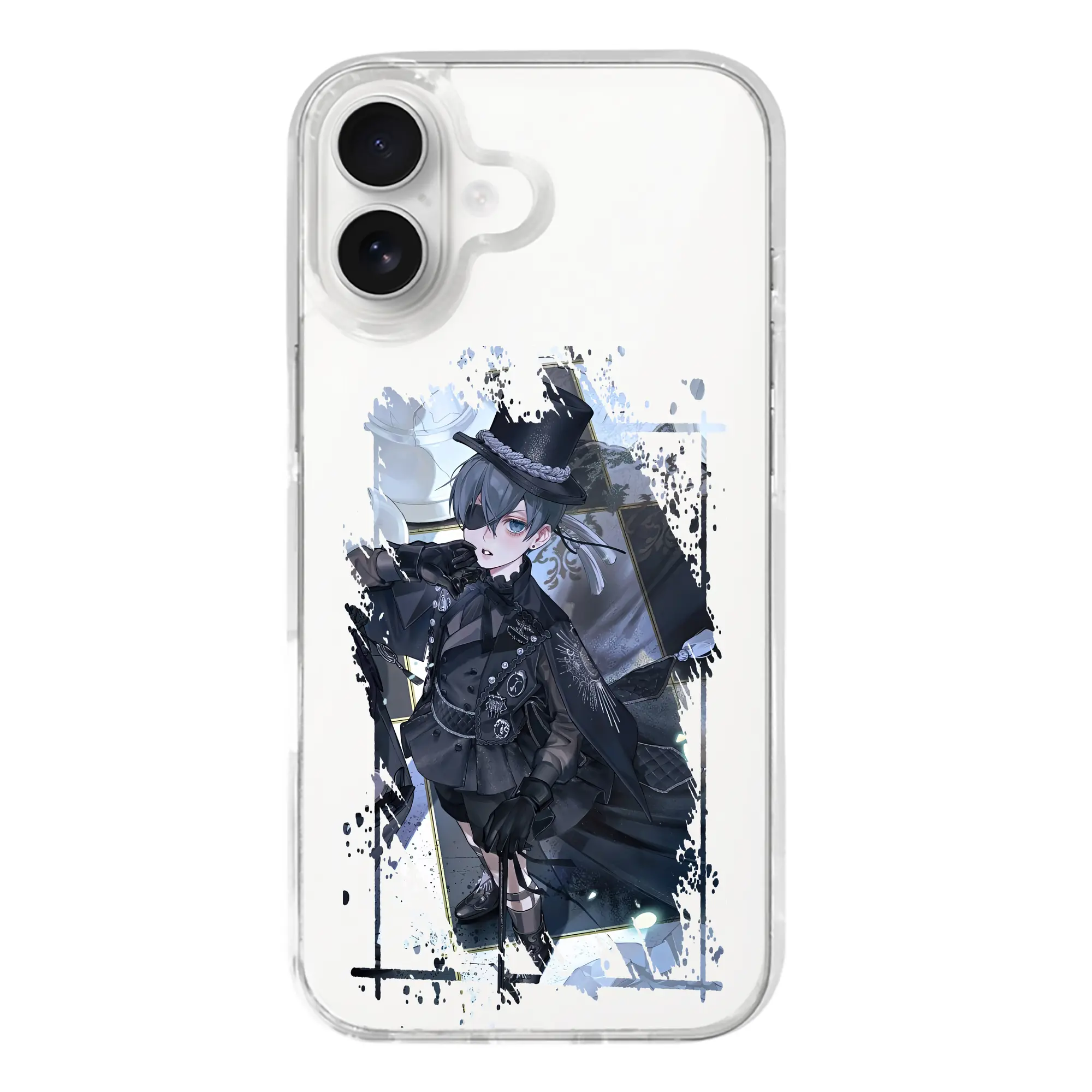 黒執事 グッズ,シエル・ファントムハイヴ - iPhone 17シリーズ 透明スマホケース – 薄型・耐衝撃・精密フィット保護カバー